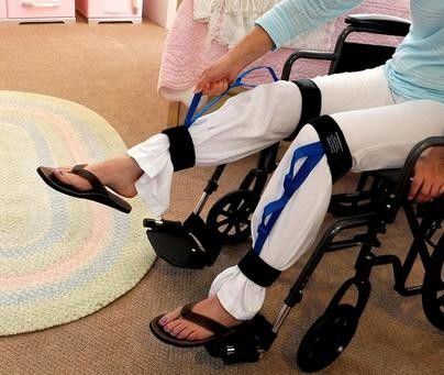 ナイロン生地の足は調節バンドが付いている医学のニー ブレースを持ち上げる