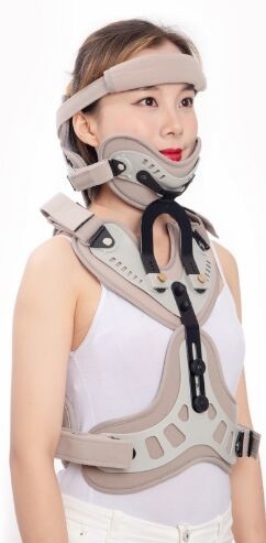 ハロー延長Minervaのタイプとの調節可能なCTOの頚部胸部のOrthosis
